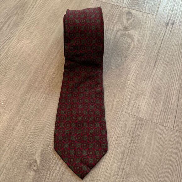 Loewe silk Tie mens made in spain - Picture 2 of 4